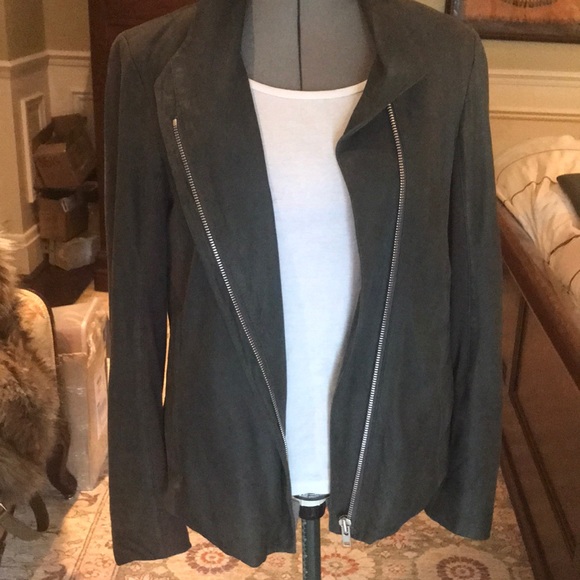 Helmet Lang leather / suede/ cotton jacket - Picture 7 of 10